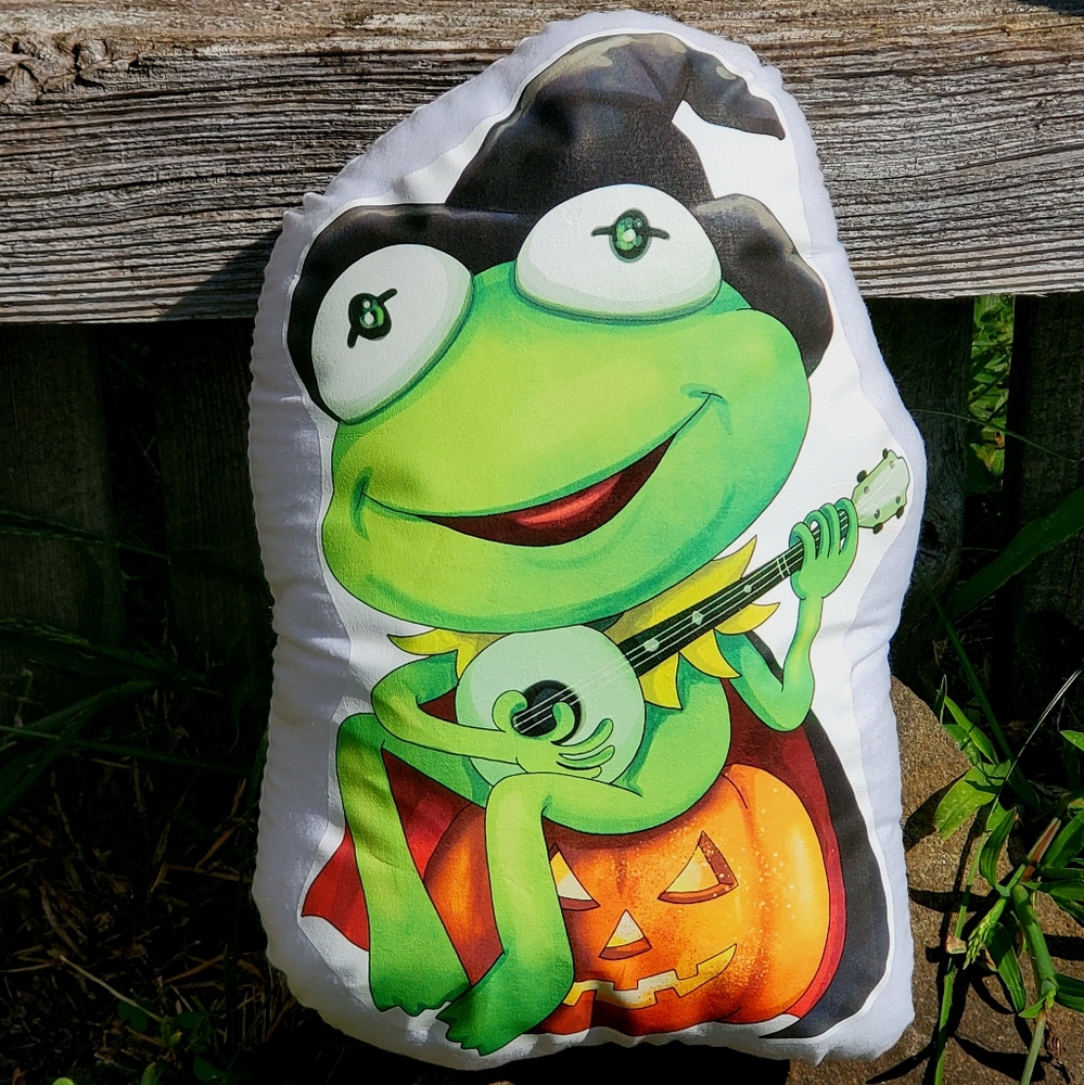 Kermit the Frog Halloween Pillow Pal. New.